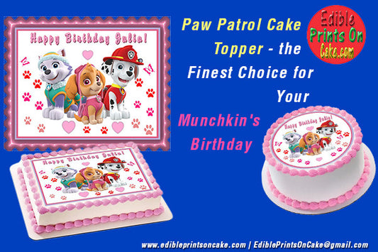Paw Patrol Cake Topper - the Finest Choice for Your Munchkin’s Birthday