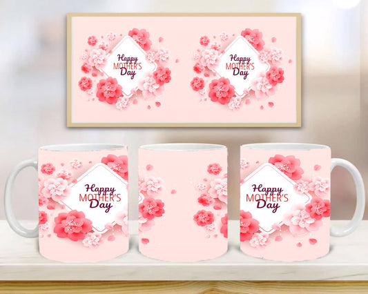 Happy Mothers Day II Mug, Birthday Gift, Custom Mug Gift for Mom, Anniversary Gift for Her/Him, Valentine's day gifts