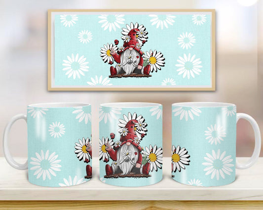 Cricut Mug Press Gnome Template Mug, Anniversary Gift for Her/Him, Valentine's day gifts