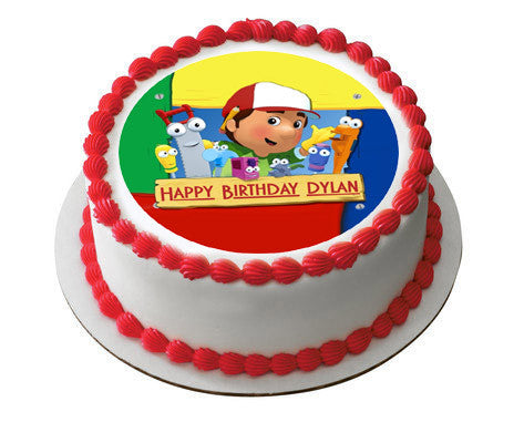 Handy Manny Edible Birthday Cake Topper OR Cupcake Topper, Decor - Edible Prints On Cake (Edible Cake &Cupcake Topper)